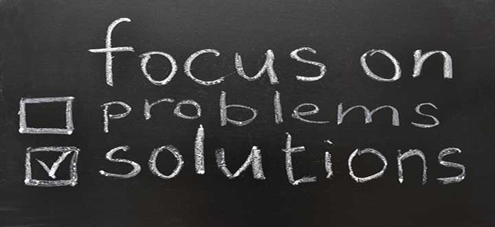 Focus on solutions
