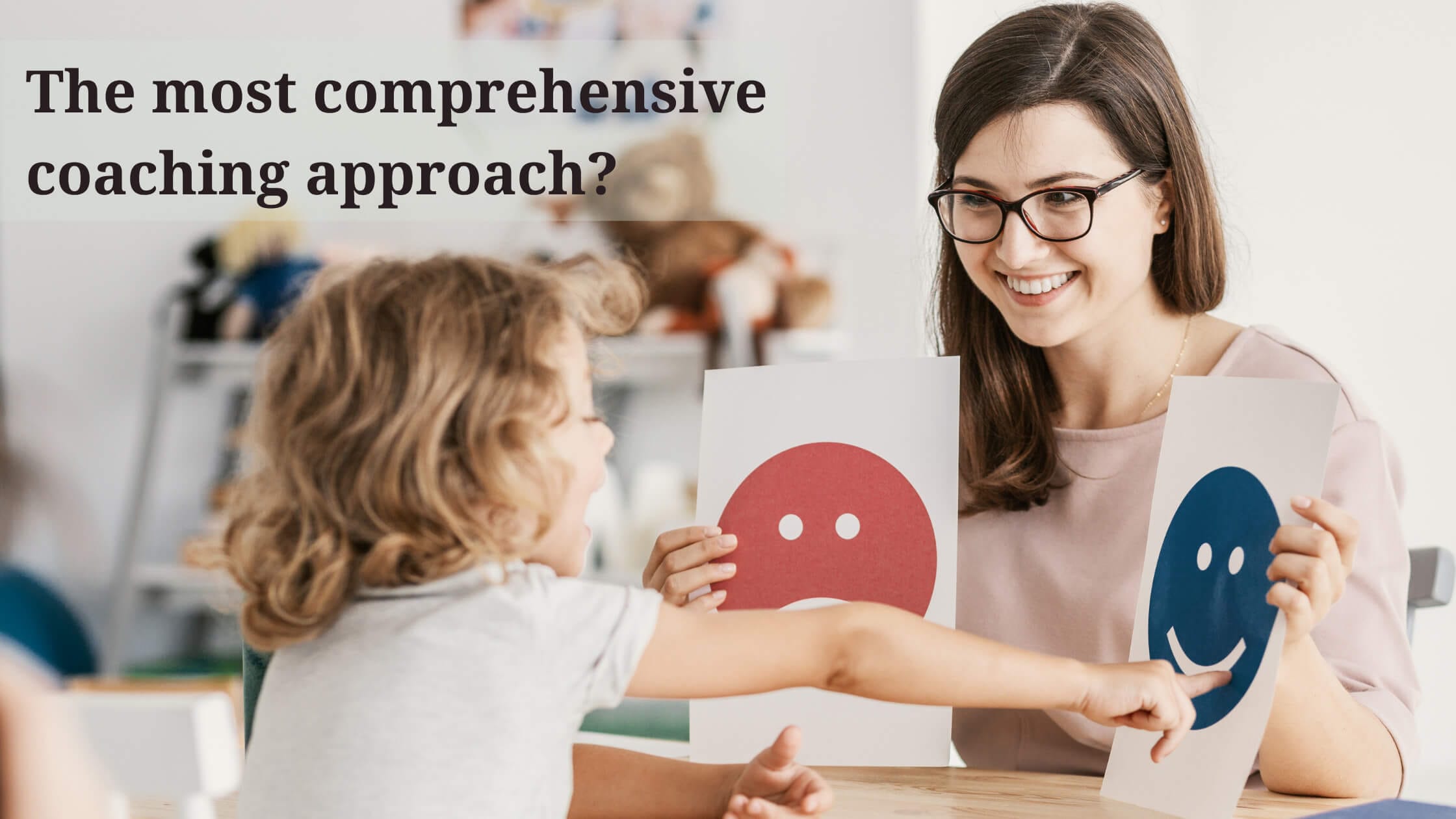 Child Psychologist use engaged listening skills in therapy with a child