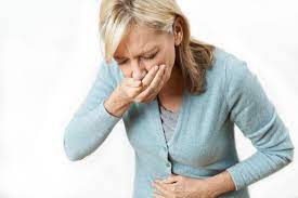 A women seeking help for overcoming vomiting issues 